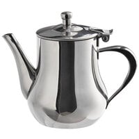 World Tableware CT-504 Belle 13 oz. Stainless Steel Belle Tea Pot
