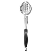 Vollrath 6422320 Jacob's Pride 3 oz. Black Perforated Oval Spoodle® Portion Spoon