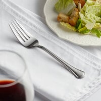 Acopa Sienna 6 7/8 inch 18/0 Stainless Steel Heavy Weight Salad Fork - 12/Case