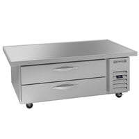 Beverage-Air WTRCS52HC-60 2 Drawer 60 inch Refrigerated Chef Base with 8 inch Overhang
