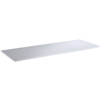 Regency 18" x 48" Poly Table Top for 24" x 48" Poly Top Table with Backsplash