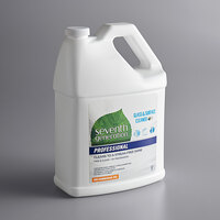 Seventh Generation 44721 Professional Free & Clear 1 Gallon Glass and Surface Cleaner - 2/Case