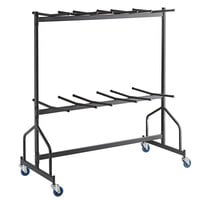 Flash Furniture NGDY60GG Black Steel Folding Table Dolly for Round for sale online 