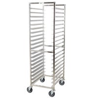 New Age Aluminum 20 Pan End Load Bun Pan Rack - 26L x 20 3/8 W x 69 3/4H