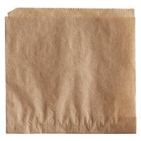 Choice 5" x 5" Natural Kraft Double Open Bag - 2000/Case