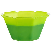 3 oz. Neon Green to Green Color-Changing Dessert Cup - 50/Pack