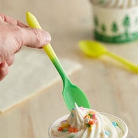 Yellow to Green Color-Changing Dessert Spoon   - 100/Pack