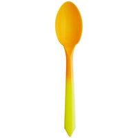 Yellow to Orange Color-Changing Dessert Spoon   - 100/Pack