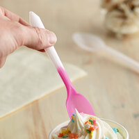 Pearl to Pink Color-Changing Dessert Spoon   - 100/Pack