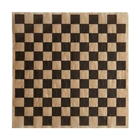 Choice 12" x 12" Kraft Black Check Deli Sandwich Wrap Paper - 5000/Case