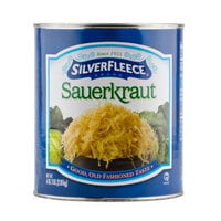 SilverFleece #10 Can Shredded Sauerkraut - 6/Case