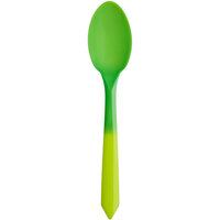 Neon Green to Green Color-Changing Dessert Spoon   - 100/Pack