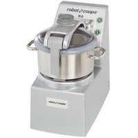Robot Coupe R8U 2-Speed 8 Qt. Stainless Steel Batch Bowl Food Processor with 3.5 Qt. Mini Bowl - 240V, 3 Phase, 3 hp