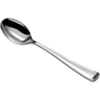 Visions 6 3/4 inch Classic Heavy Weight Silver Plastic Spoon - 600/Case