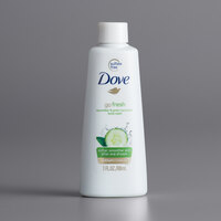 Dove 17266 Go Fresh 3 oz. Cucumber & Green Tea Body Wash - 24/Case