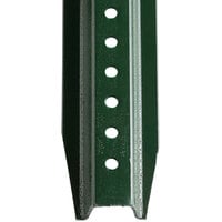 Lavex Industrial 8' Green 2 lb. Steel Post for Parking Lot Sign