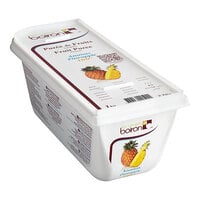 Les Vergers Boiron 2.2 lb. Pineapple 100% Fruit Puree - 6/Case