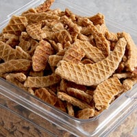 Lancaster Stroopies Company Cinnamon Stroopwafel Wafer Cookie Pieces Topping - 5 lb.