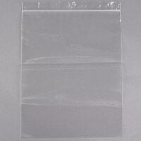 Plastic Food Bag 8 inch x 10 inch Seal Top with Hang Hole - 1000/Box