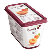 Les Vergers Boiron 2.2 lb. Apricot 100% Fruit Puree - 6/Case