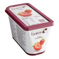 Les Vergers Boiron 2.2 lb. Strawberry Puree