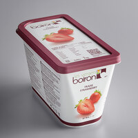 Les Vergers Boiron 2.2 lb. Strawberry Puree - 6/Case