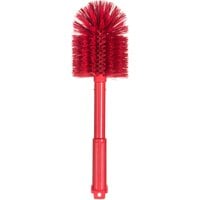 Carlisle 40002C05 Sparta 16 inch Red Multi-Purpose Cleaning Brush - 3 1/2 inch Bristle Diameter