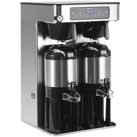 Bunn 53200.0101 ICB Twin Tall Infusion Series Stainless Steel Automatic Coffee Brewer - 120/240V, 6000W