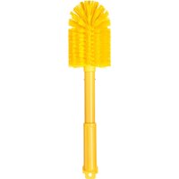 Carlisle 40005C04 Sparta 16 inch Yellow Multi-Purpose Cleaning Brush - 4 inch Bristle Diameter