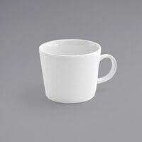 Front of the House DCS019WHP23 Soho 3 oz. Bright White Porcelain Cup - 12/Case