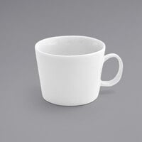 Front of the House DCS011WHP23 Soho 6 oz. Bright White Porcelain Cup - 12/Case