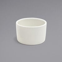 Front of the House ASC014BEP13 Catalyst Soho 6 oz. European White Round Porcelain Ramekin - 12/Case