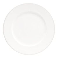 Front of the House Catalyst 11 1/2" European White Wide Rim Round Porcelain Plate - 4/Case