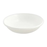 Front of the House Catalyst 1 oz. European White Round Porcelain Sauce Dish - 12/Case