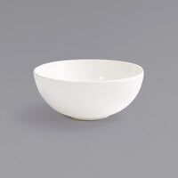 Front of the House DBO181BEP22 Catalyst 15 oz. European White Coupe Round Porcelain Bowl - 6/Case