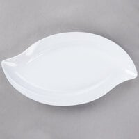 GET ML-210-W 15 1/2" x 8 1/2" San Michele White Platter