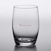 Stolzle 3480043T Declared 5.75 oz. Stemless White Wine Glass with Pour Line - 24/Case