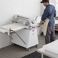 Estella 85 inch Floor Reversible Dough Sheeter - 110V, 3/4 hp