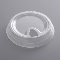 Choice 9, 12, 16, 20, and 24 oz. Clear Sip-Through Lid with Extra-Wide Opening   - 1000/Case