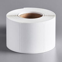 Tor Rey Z-12900024-KITUSA750 White Blank Equivalent Permanent Direct Thermal Label - 750/Roll