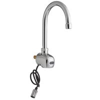 Waterloo Wall-Mounted Hands-Free Sensor Faucet with 11 1/8 inch Gooseneck Spout