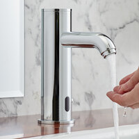 Waterloo Deck-Mounted Hands-Free Sensor Faucet with 4 inch Straight Spout