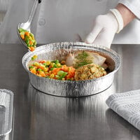 Choice 9 inch Round Heavy Weight Foil Take-Out Pan - 500/Case