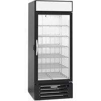 Beverage-Air MMF27HC-1-BB-18-IQ MarketMax 30" Black Glass Door Merchandiser with Black Interior, Left-Hinged Door, and Electronic Smart Door Lock