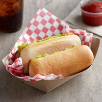 Udi's 6 inch Individually Wrapped Sliced Gluten-Free Hot Dog Bun - 24/Case