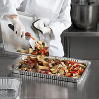 Choice Full Size Foil Steam Table Pan Shallow Depth - 50/Case