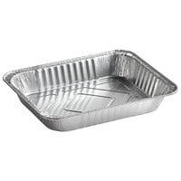 50 Take Out Baking Disposable Foil Danish Tray Containers D&W Fine Pack 6092 11.5 x 4x1-Inch Aluminum Foil Baking Sheet Pans 