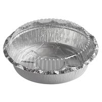Choice 7 inch Round Foil Take-Out Pan with Dome Lid - 200/Case