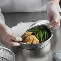 Choice 8 inch Round Foil Take-Out Pan with Board Lid - 200/Case