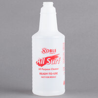 32 oz. Labeled Bottle for Noble Chemical All Surf All Purpose Cleaner (IMP 5032WG)